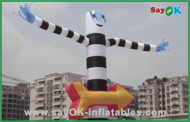 爆発の空気ダンサーの昇進の風変りな振る膨脹可能な腕の人、気球の人の広告