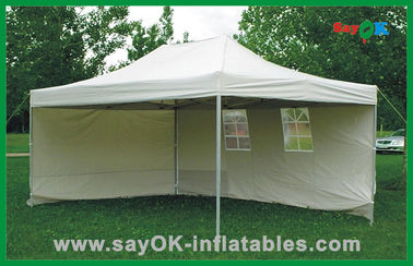旅行テントの白は党のためのオックスフォードの布が付いている屋外の折るテントをカスタマイズした