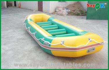 大人、昇進の Inflatables のための水公園 4 人ポリ塩化ビニールの膨脹可能なボート