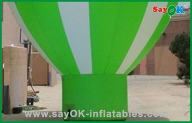 緑色の膨脹可能な気球の商業巨大なヘリウムの気球