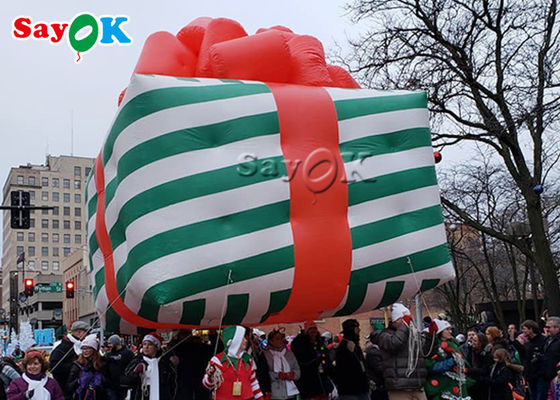 オックスフォードの布の膨脹可能なクリスマスのギフト用の箱のヘリウム パレードの気球