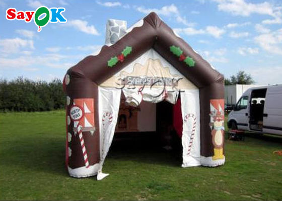 膨脹可能な子供党のためのテントによってカスタマイズされる屋外のクリスマスの膨脹可能なテント