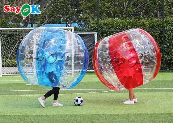 大人の子供の野外活動のためのサッカーの膨脹可能なゲーム1.8mポリ塩化ビニールの膨脹可能で豊富な球