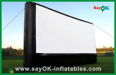 Airblownの膨脹可能な映画スクリーン巨大なポリ塩化ビニールPlaticの膨脹可能な掲示板の結婚式のための移動式爆発の映画スクリーン