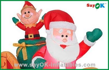 広告大きいサンタクロースのための膨脹可能なクリスマスの装飾