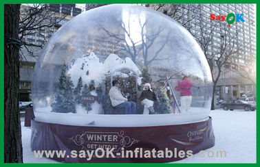 クリスマス テーマの屋外の膨脹可能な党透明なテントの泡膨脹可能な空気テント