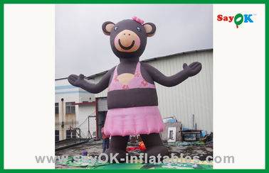 ピンク 可愛い 膨らませられる熊 膨らませられる漫画キャラクター 膨らませられる動物 広告用