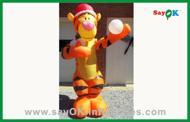 充電可能な動物衣装 カスタム オレンジ充電可能なサル 充電可能なアニメキャラクター 広告用