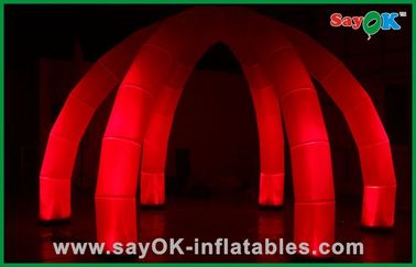 くもは LED のテントのドームの/党のための膨脹可能な照明装飾を結婚形づけます