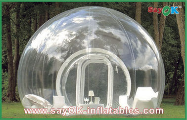 携帯用屋外の膨脹可能な泡テントの注文の巨大で透明な芝生のテント