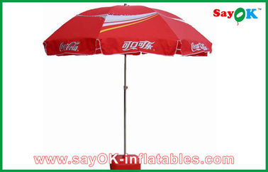 立場の広告のための屋外のテラスの傘が付いているキャンプのおおいのテントのアルミニウム日傘