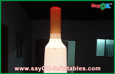 LED の照明の商業 Advertusing の膨脹可能なワイン・ボトルの装飾