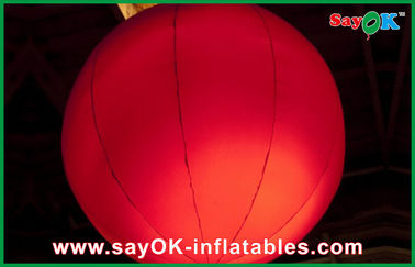黄色/青 LED の気球は Chrismas の膨脹可能な段階の装飾をつけます