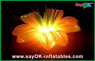 花の形の膨脹可能な LED ライトと結婚する膨脹可能な照明装飾