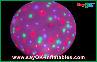 地面は膨脹可能な照明装飾 12 色をつける気球を導きました