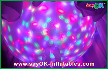 多彩な LED のくらげの休日の膨脹可能な照明装飾