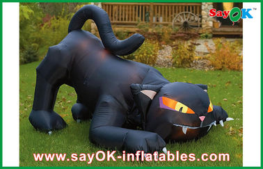 膨脹可能な休日の装飾の Airblown のカスタマイズされた膨脹可能な黒猫