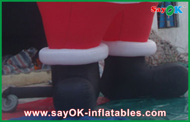 Sayokの巨大なクリスマスの楽しみのための膨脹可能なKriss Kringleの装飾