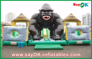 休日のチンパンジーの形の巨人のディズニーの膨脹可能な警備員
