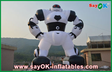 大型充電型キャラクター 屋外白色10メートル充電型ロボット 広告用充電型漫画キャラクター