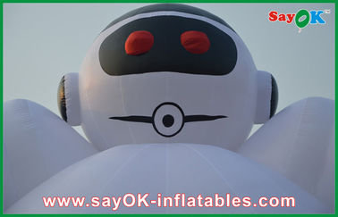 大型充電型キャラクター 屋外白色10メートル充電型ロボット 広告用充電型漫画キャラクター