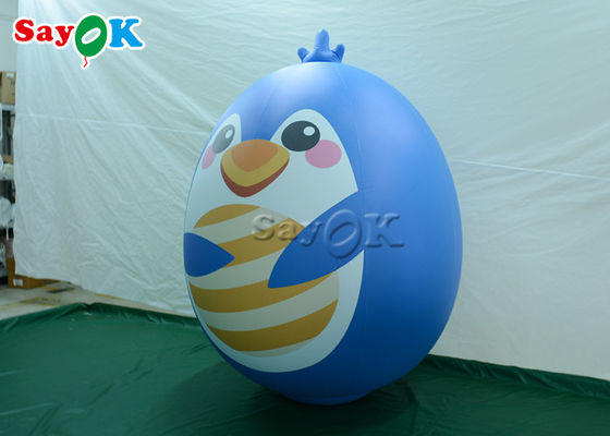 商業陽気なXmasの膨脹可能な休日の装飾の青い爆発の鳥の漫画の気球