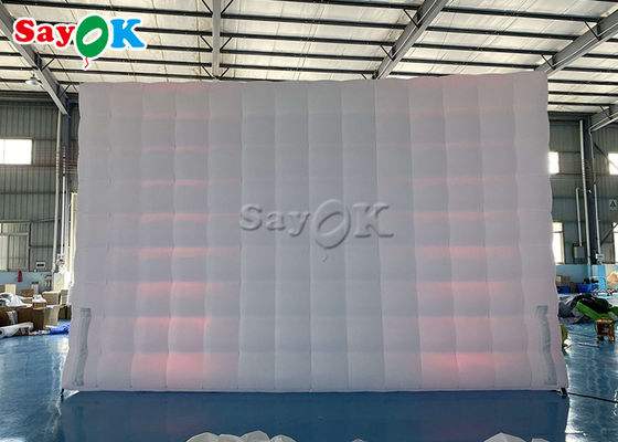 充電可能なキューブテント 6.5m 21ft 充電可能なエアテント LEDチューブライト付き