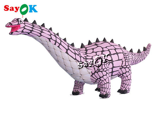 膨らませられる広告キャラクター 1m / 3.3ft 高さ 生体サイズ 膨らませられるアンキロサウルス 恐竜 庭の装飾用吹風機付き