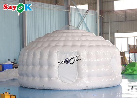 膨脹可能なテントのドーム4.6m 15ft気密の屋外党ドームの膨脹可能なYurtのテント