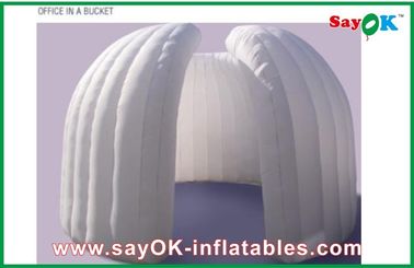 鮮やかな設計膨脹可能な空気テント、Iflatableのオフィスのポッドの/Inflatableのオフィスの白い構造の家のテント