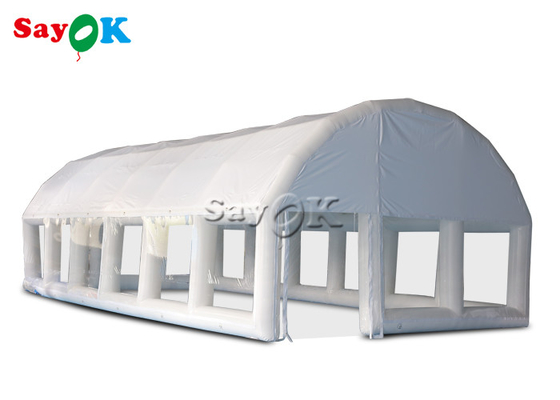 プール カバーのための大きく膨脹可能なテント0.55Mmポリ塩化ビニールの膨脹可能な空気テントの透明な気密のドーム