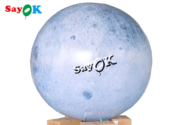 6.6ftは屋外のヤード展覧会のための膨脹可能な月の気球を導いた