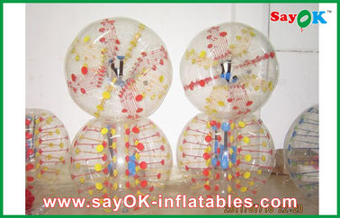 楽しみのための多彩な TPU の泡球 0.6mm 1.5m DIA 膨脹可能なボディ豊富な球