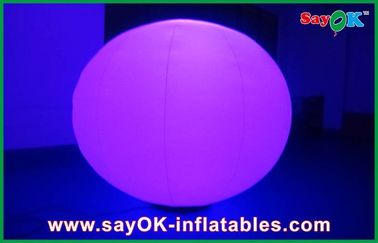 レンタル ビジネス屋外の膨脹可能な装飾、丸いボールの膨脹可能な導かれたライト