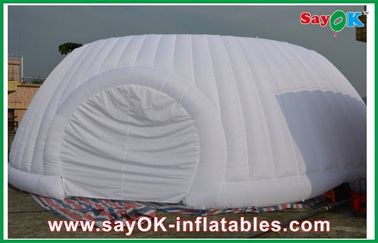 結婚披露宴のテントの膨脹可能なオックスフォードの屋外の巨大な布の膨脹可能な空気テント、キャンプのための直径5mの空気テント