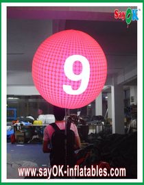 広告のためのカスタマイズされた直径 0.8m の膨脹可能なバックパックの気球のピンク