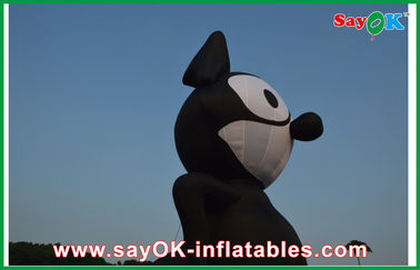 充電可能な動物 オックスフォード布 PVC充電可能な黒猫 イベント / アミューズメントパーク
