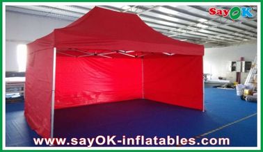 印刷と赤いでき事のおおいのテントのオックスフォードの布の耐久のポップアップ テントのアルミニウム フレーム