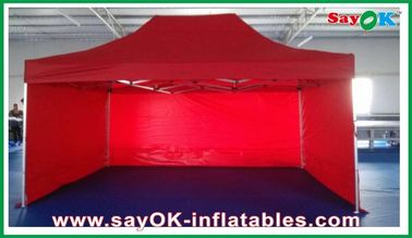 印刷と赤いでき事のおおいのテントのオックスフォードの布の耐久のポップアップ テントのアルミニウム フレーム