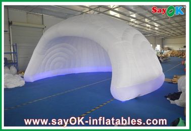 屋外の膨脹可能なドームのテントの測地線ドームのテントのキャンプの直径5mの膨脹可能な空気テント耐久210Dオックスフォードの布