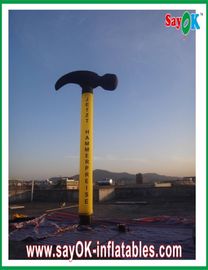 空気ダンサーのレンタルUL/セリウムの送風機の膨脹可能な空気ダンサーの斧の形のナイロン布裂け目停止H8m