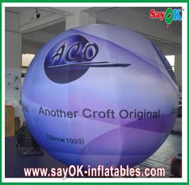 祝祭のためのデジタル印刷の多彩な広告の膨脹可能な照明地面の球の直径 2.5m