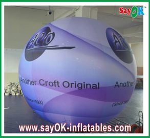 祝祭のためのデジタル印刷の多彩な広告の膨脹可能な照明地面の球の直径 2.5m