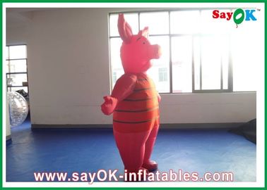 充気気球 広告 耐久性 充気気気球 カートンキャラクター 0.5mm PVC 豚子 動く カートン