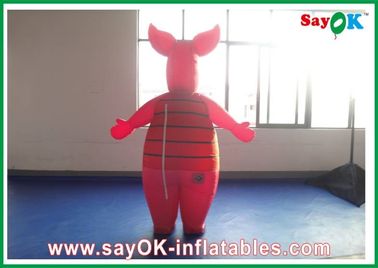充気気球 広告 耐久性 充気気気球 カートンキャラクター 0.5mm PVC 豚子 動く カートン