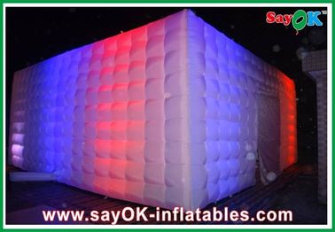 L10 X W10mのナイトクラブの広告の昇進のでき事のための導かれたライトが付いている膨脹可能な空気テント