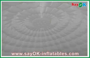 半球形の膨脹可能なイグルーの防水オックスフォードの布の膨脹可能な空気テント白い10m Customedのセリウム