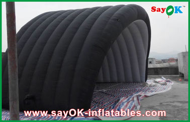 オックスフォードの布が付いている黒い防水膨脹可能な空気テントおよびOurdoorの膨脹可能な仕事のテントのためのポリ塩化ビニールのコーティング
