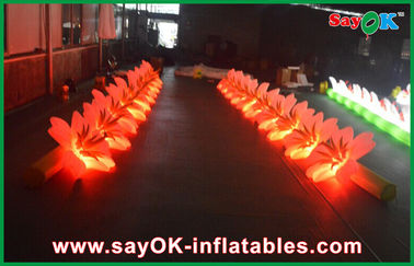 でき事のナイロン布のための長く膨脹可能な照明装飾 LED の花鎖