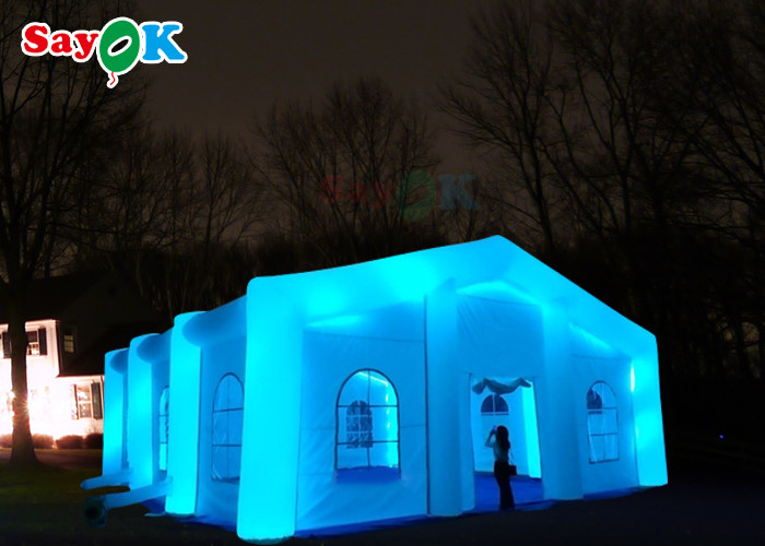 充電式ハウステント LED カラーキューブ 充電式ウェディングテント ブローアップ バブルキャンプテント